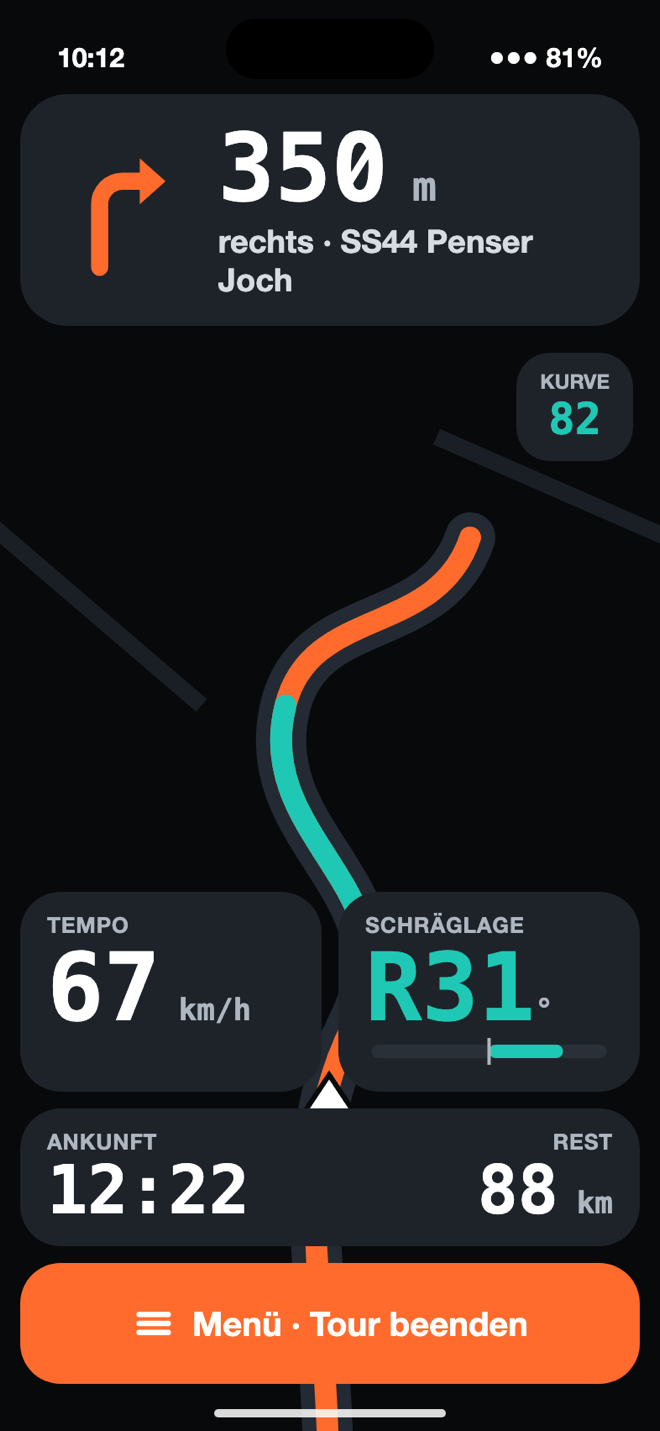 Navigation while riding